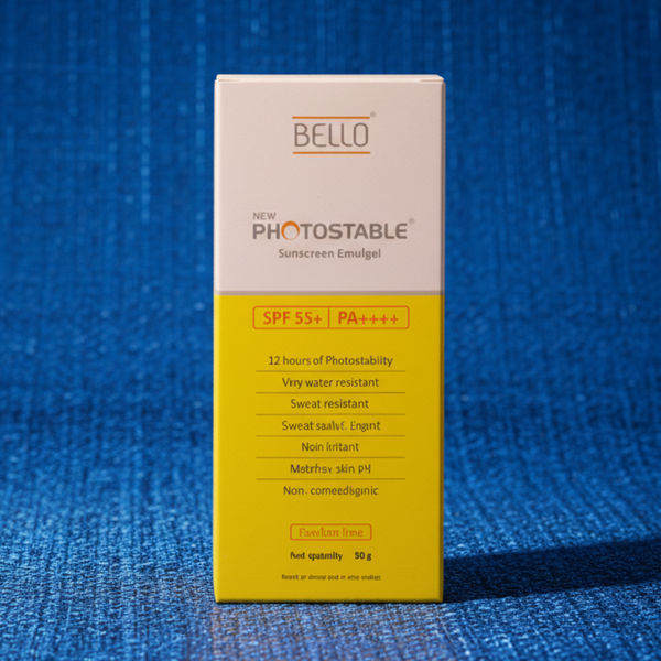 NEW  PHOTOSTABLE  Sunscreen Emulgel   SPF 55+   PA++++